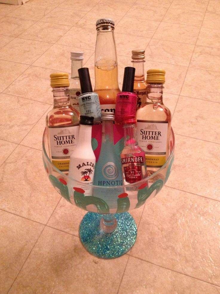Best ideas about Alcohol Gift Basket Ideas
. Save or Pin 21st birthday t This would be a cool idea too Now.