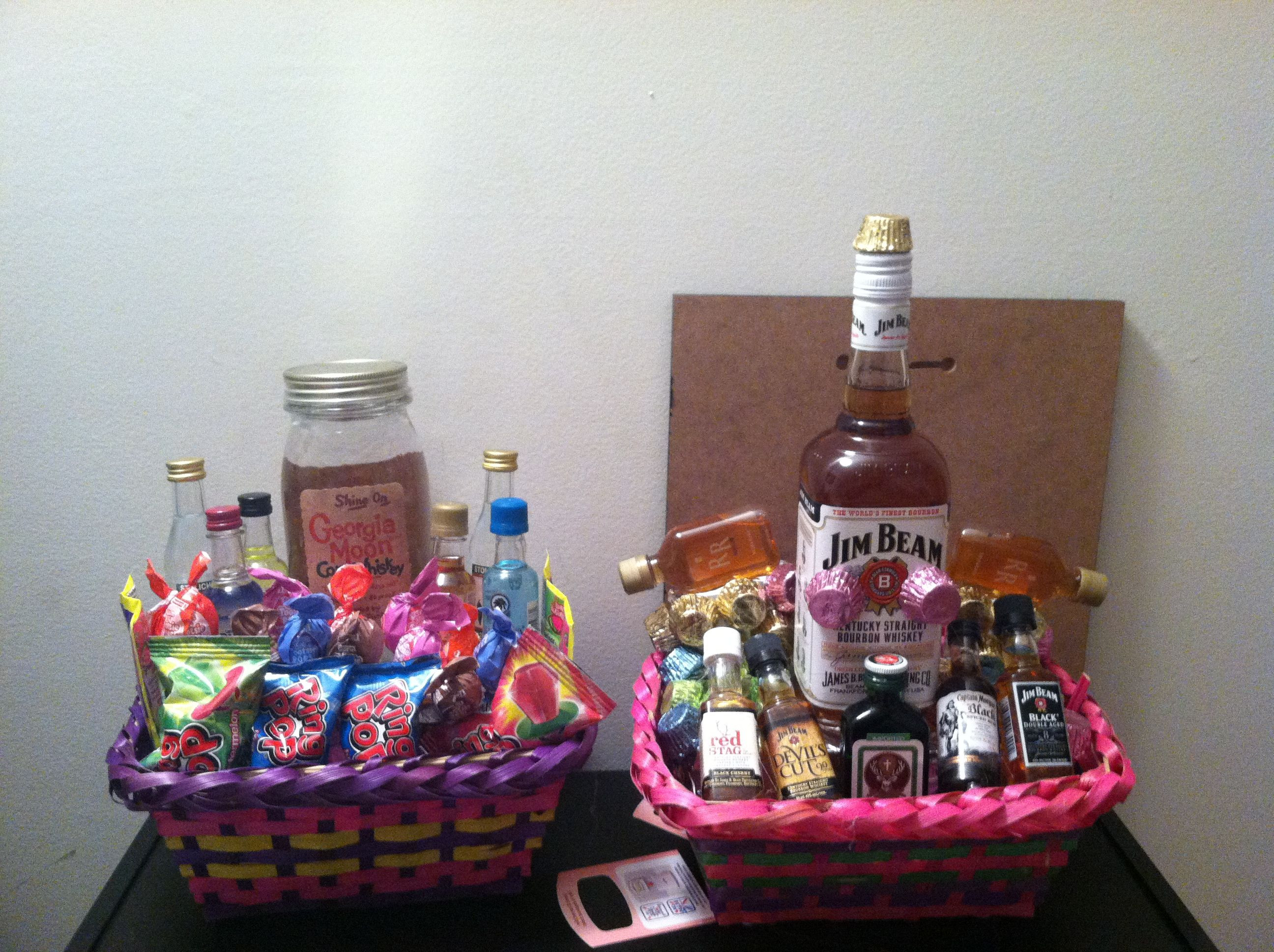 Best ideas about Alcohol Gift Basket Ideas
. Save or Pin Booze basket My Creations For Others Now.