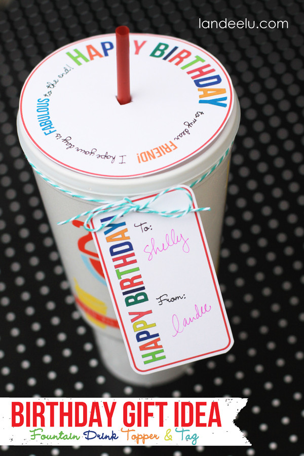Best ideas about Amazing Birthday Gifts
. Save or Pin Birthday Gift Idea Drink Topper and Tag landeelu Now.