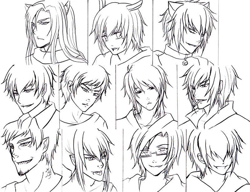 Best ideas about Anime Boy Haircuts
. Save or Pin Anime Guy Face Side View PENCIL DRAWING COLLECTION Now.