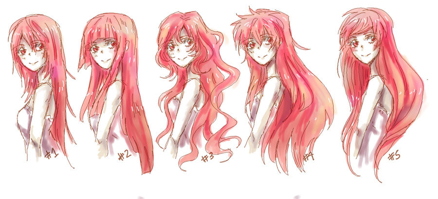 Best ideas about Anime Girl Long Hairstyles
. Save or Pin Anime Long Hair References by nyuhatter on DeviantArt Now.