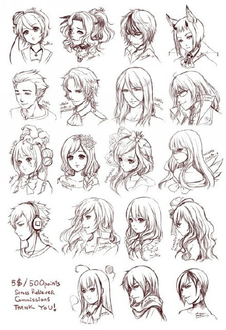 Best ideas about Anime Princess Hairstyles
. Save or Pin SAI日漫风格的人物男女发型150例 图片处理教程 三联 Now.