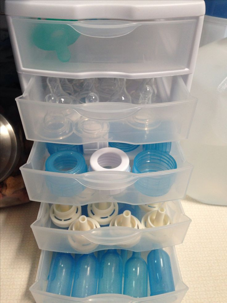 Best ideas about Baby Bottle Storage Ideas
. Save or Pin Organized Dr Brown baby bottle pieces Now.