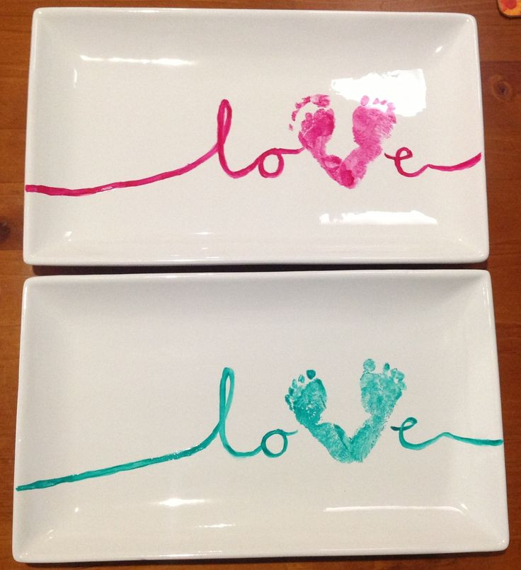 Best ideas about Baby Footprint Craft Ideas
. Save or Pin Love Baby Footprint Craft Idea Gift for Mum Buy platter Now.