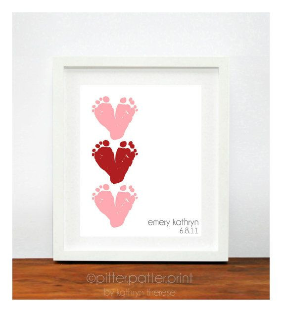Best ideas about Baby Footprint Craft Ideas
. Save or Pin Valentines Day Gift Baby s Footprints Now.