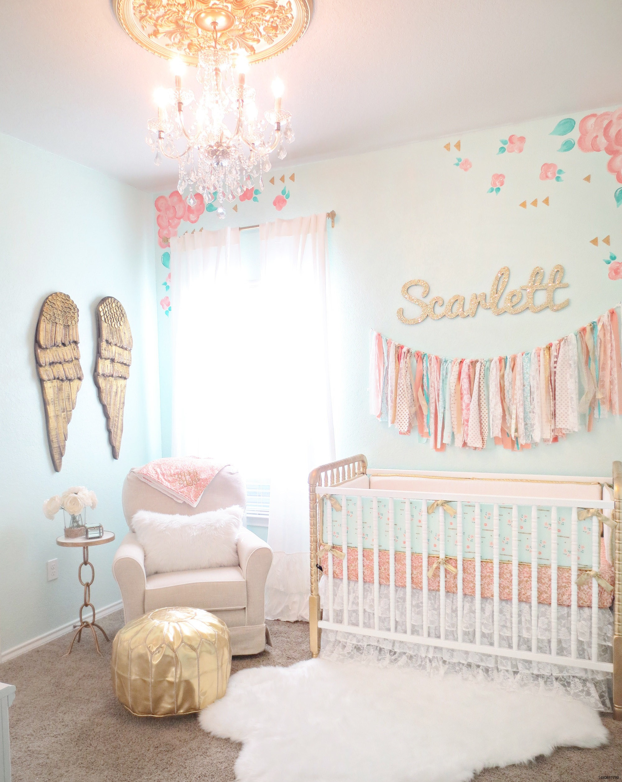 Best ideas about Baby Girl Room Decor
. Save or Pin Entrancing Design Baby Nursery Ideas Features White Purple Now.