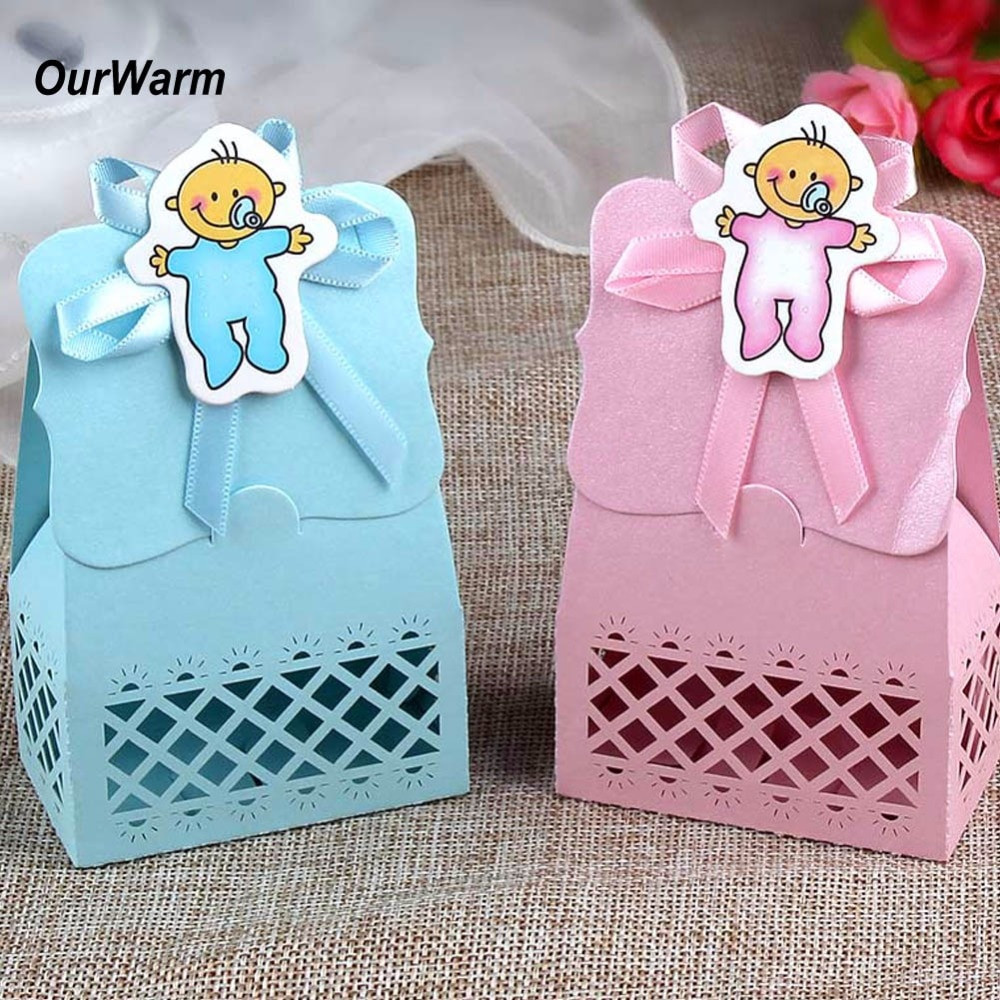 Best ideas about Baby Shower Gift Bag Ideas
. Save or Pin OurWarm 12pcs Baby Shower Candy Box Cute Gift Bag Paper Now.