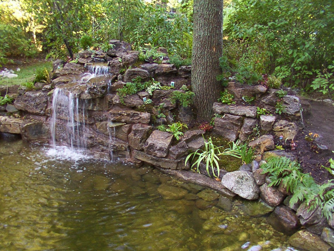 Best ideas about Backyard Waterfall Ideas
. Save or Pin Backyard Garden House Design With Ponds And Stone Now.