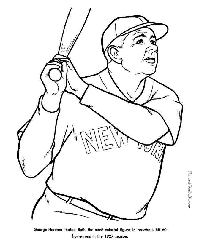 Best ideas about Baseball Coloring Pages For Kids
. Save or Pin Free Baseball Coloring Now.