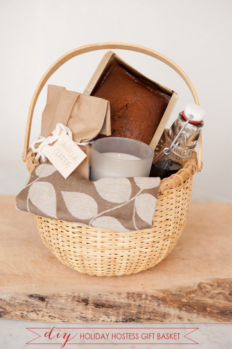 Best ideas about Basket Gift Ideas
. Save or Pin DIY Holiday Hostess Gift Basket The Sweetest Occasion Now.