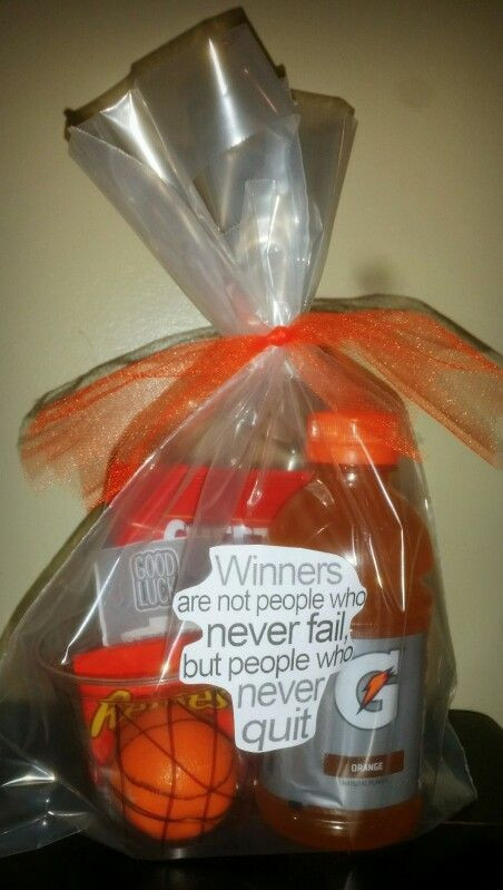 Best ideas about Basketball Gift Ideas
. Save or Pin Basketball themed t basket with quote sticker Now.