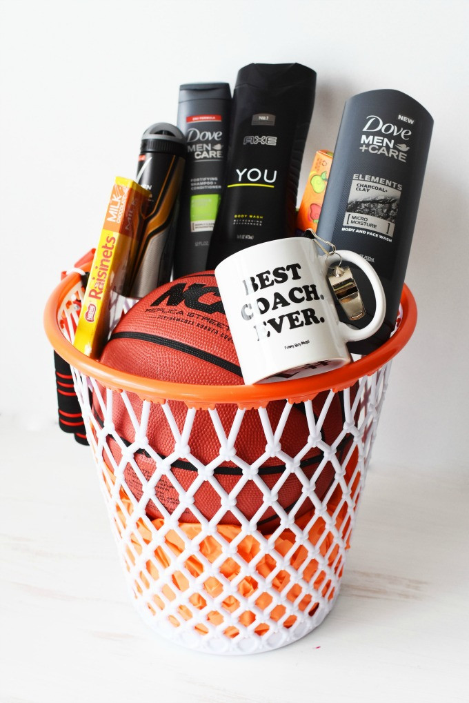 Best ideas about Basketball Gift Ideas
. Save or Pin The BEST DIY Basketball Coach Themed Gift Basket They will Now.