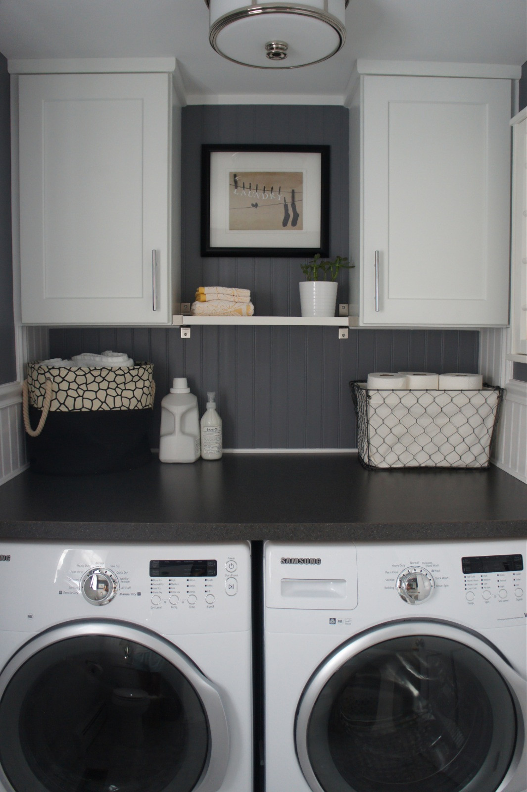 Best ideas about Bathroom Laundry Room
. Save or Pin Home with Baxter House Tour Week 5 Half Bath Laundry Now.