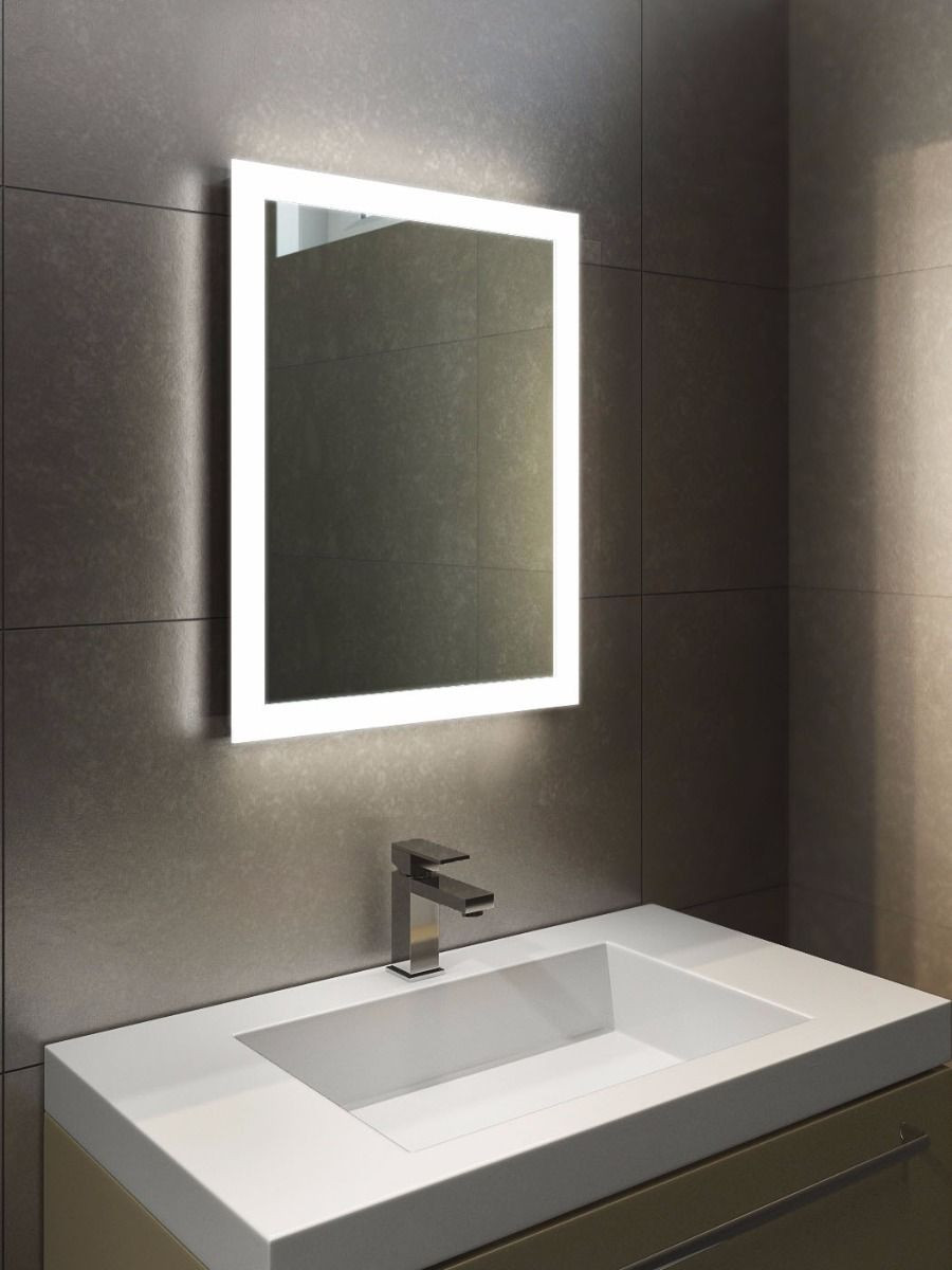 Best ideas about Bathroom Mirror With Lights
. Save or Pin Halo Tall LED Light Bathroom Mirror LED Illuminated Now.