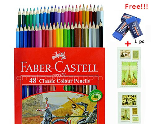 Best ideas about Best Colored Pencils For Adult Coloring Books
. Save or Pin Galleon Colored Pencil Faber Castell 48 Color Best Now.