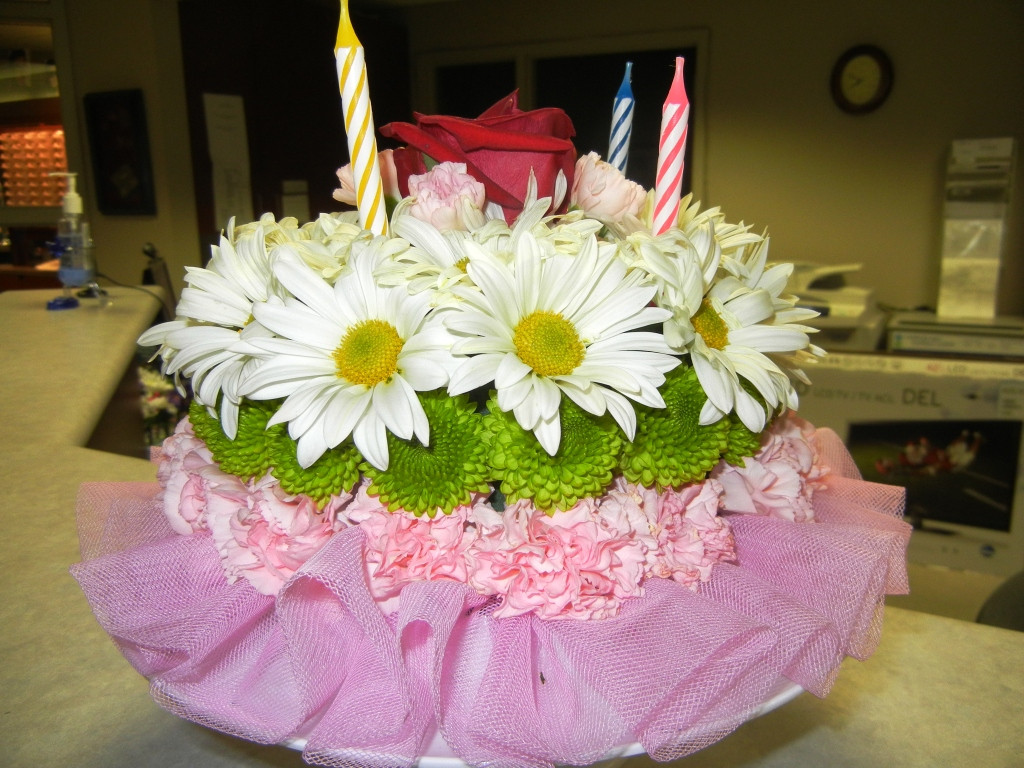 Best ideas about Birthday Cake And Flowers
. Save or Pin Happy birthday flowers and cake Now.