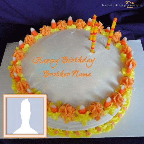 Best ideas about Birthday Cake For Brother
. Save or Pin Happy Birthday Cakes for Brother With Name And Now.