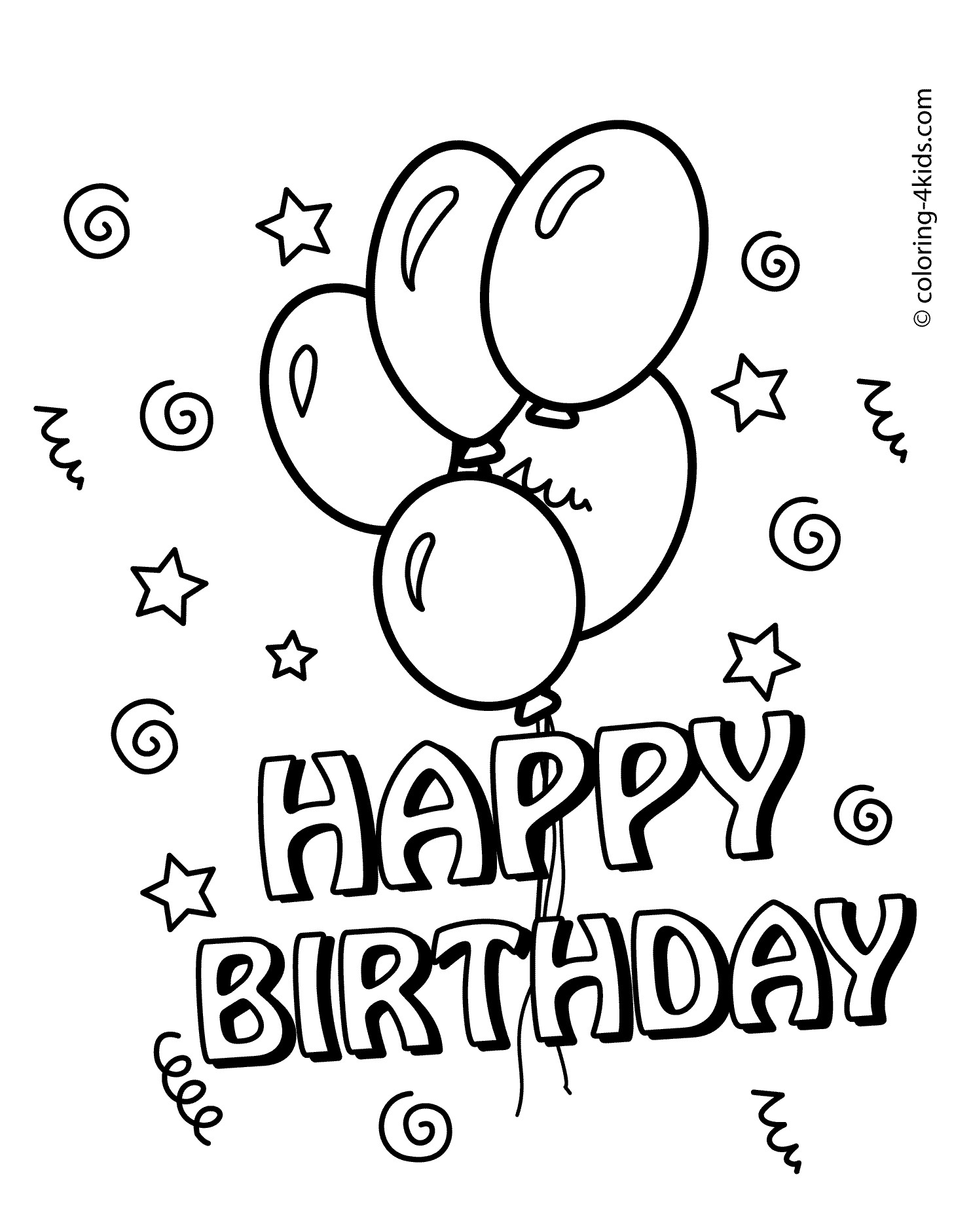 Best ideas about Birthday Card Coloring Page
. Save or Pin Cards Pinterest Happy Birthday Coloring Pages And Now.
