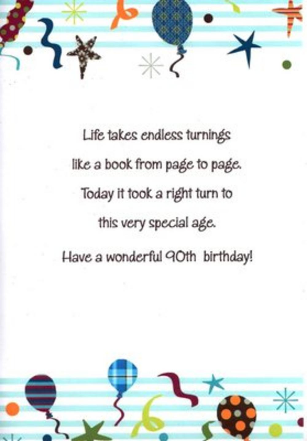 Best ideas about Birthday Card Verses
. Save or Pin 90th Birthday Verses Quotes QuotesGram Now.