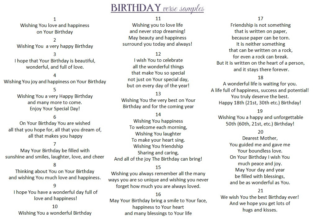 Best ideas about Birthday Card Verses
. Save or Pin Handmade Birthday Card Now.
