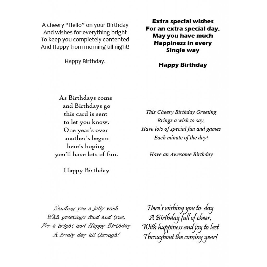 Best ideas about Birthday Card Verses
. Save or Pin Peel f Birthday Verses 2 Now.