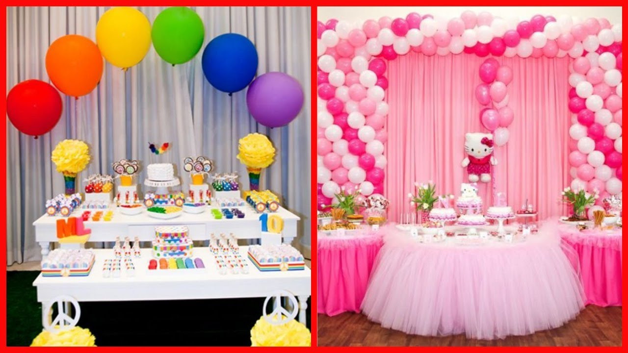 Best ideas about Birthday Decor Ideas
. Save or Pin Rainbow Balloon Decorating Tips For Birthday Party Now.