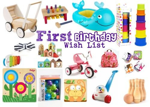Best ideas about Birthday Gifts For One Year Old
. Save or Pin First Birthday Gift Wish List the perfect t guide for Now.