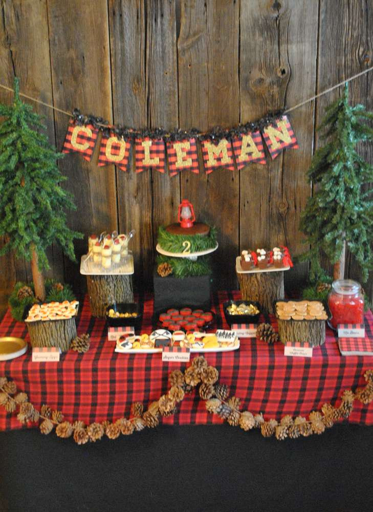 Best ideas about Birthday Party Theme
. Save or Pin Lumberjack Camping Birthday Party Ideas Now.