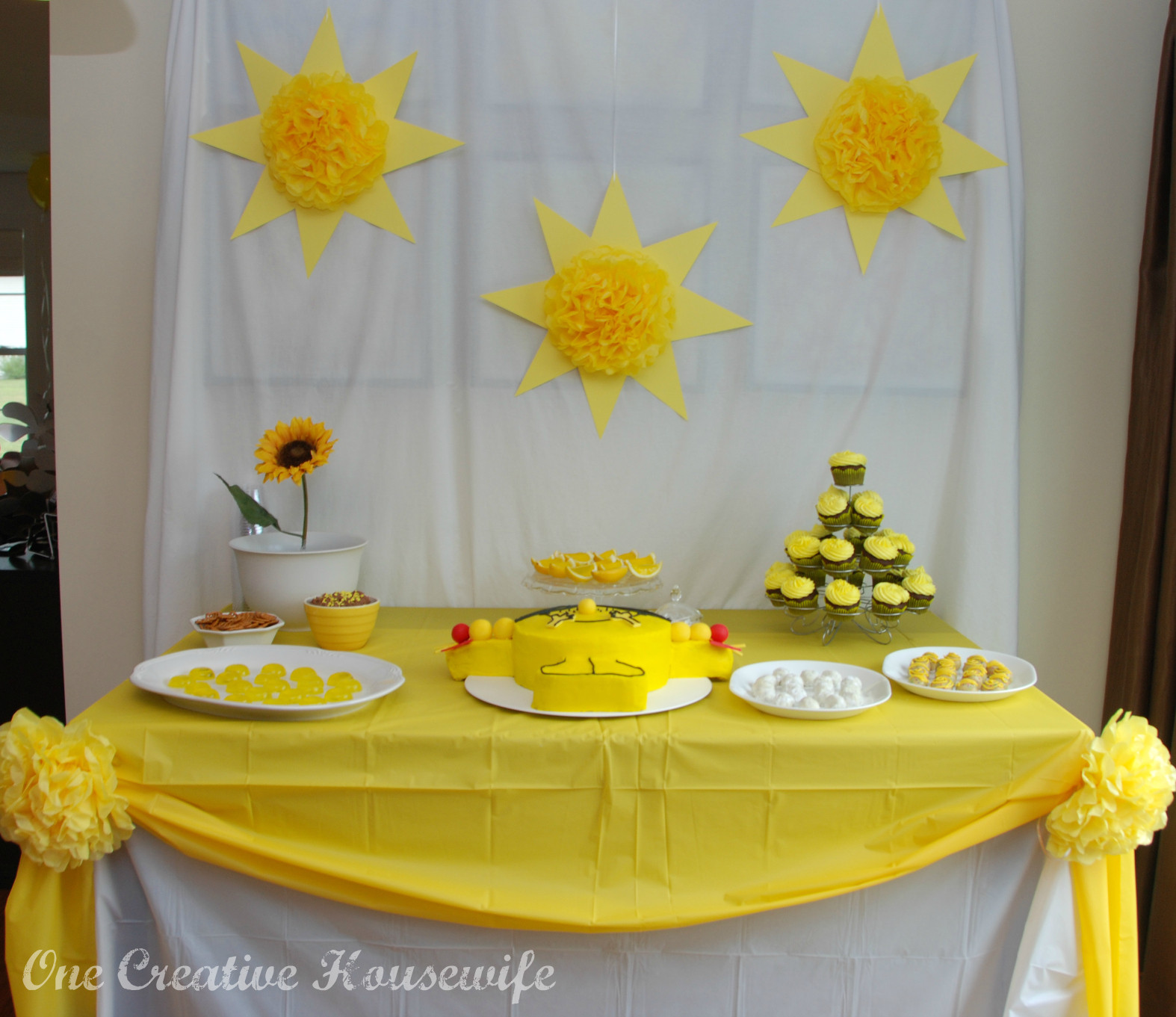 Best ideas about Birthday Table Decorations
. Save or Pin e Creative Housewife Little Miss Sunshine Party Part 1 Now.