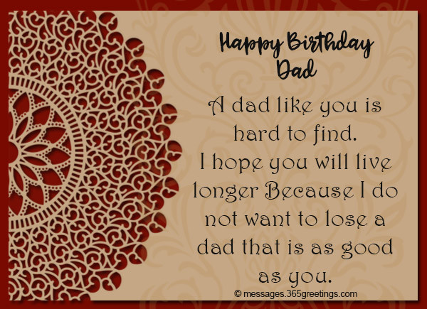 Best ideas about Birthday Wishes For Daughter From Dad
. Save or Pin Birthday Wishes for Dad 365greetings Now.