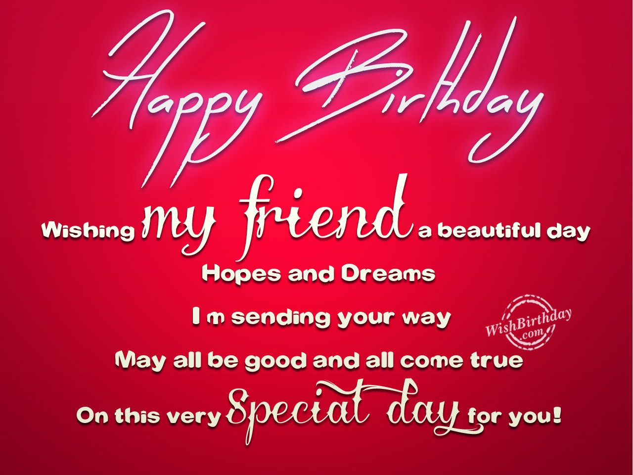 Best ideas about Birthday Wishes To My Friend
. Save or Pin Birthday Wishes For Best Friend Birthday Now.