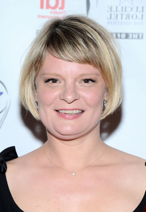 Best ideas about Bob Hairstyles With Side Bangs
. Save or Pin Martha Plimpton Short Bob Haircut with Side Swept Bangs Now.