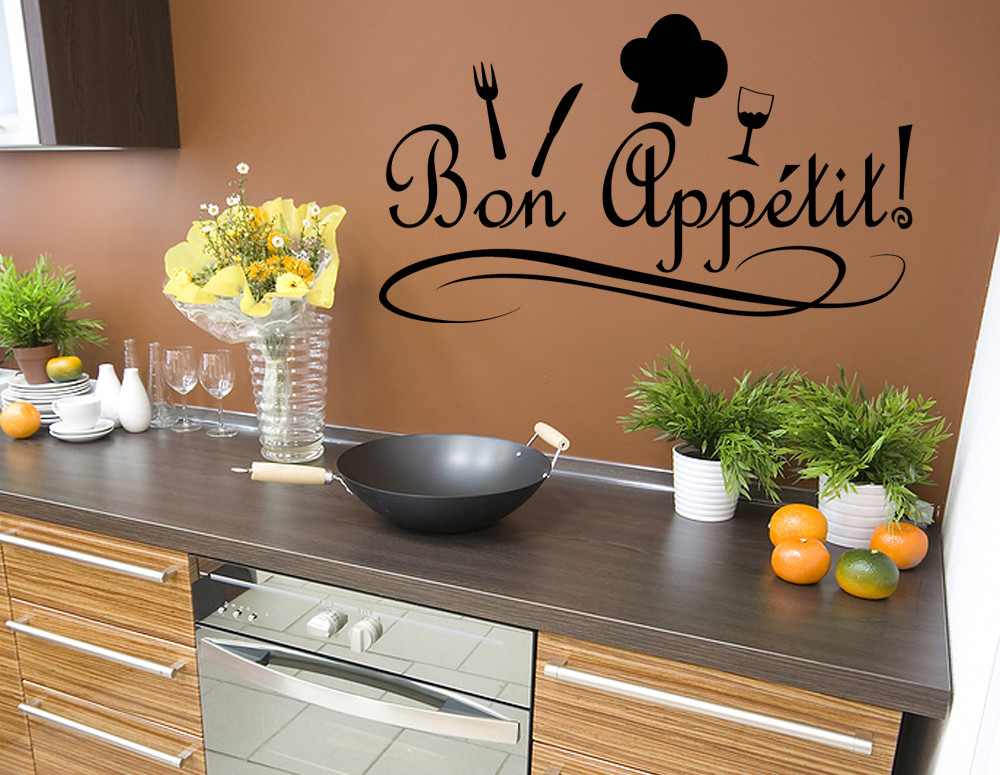 Best ideas about Bon Appetit Kitchen Decor
. Save or Pin Bon Appetit Kitchen Chef Wall Quote Home Decor Decal J49 Now.