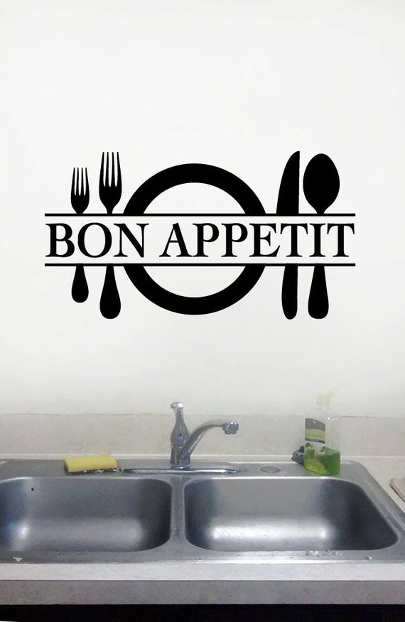 Best ideas about Bon Appetit Kitchen Decor
. Save or Pin Bon Appetit Kitchen Wall Decalbon appetit by Now.