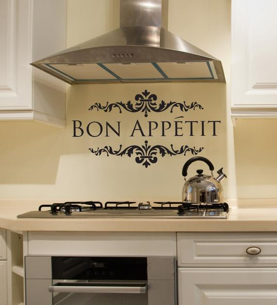 Best ideas about Bon Appetit Kitchen Decor
. Save or Pin Bon Appetit Kitchen wall vinyl decal Interior & Exterior Now.