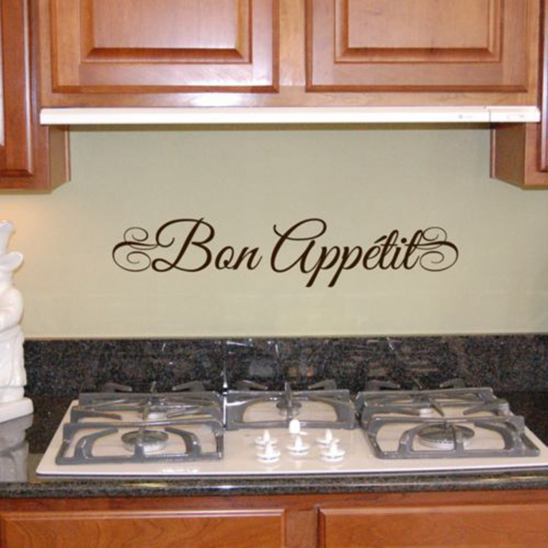 Best ideas about Bon Appetit Kitchen Decor
. Save or Pin Aliexpress Buy BON APPETIT WALL STICKER Elegant Now.