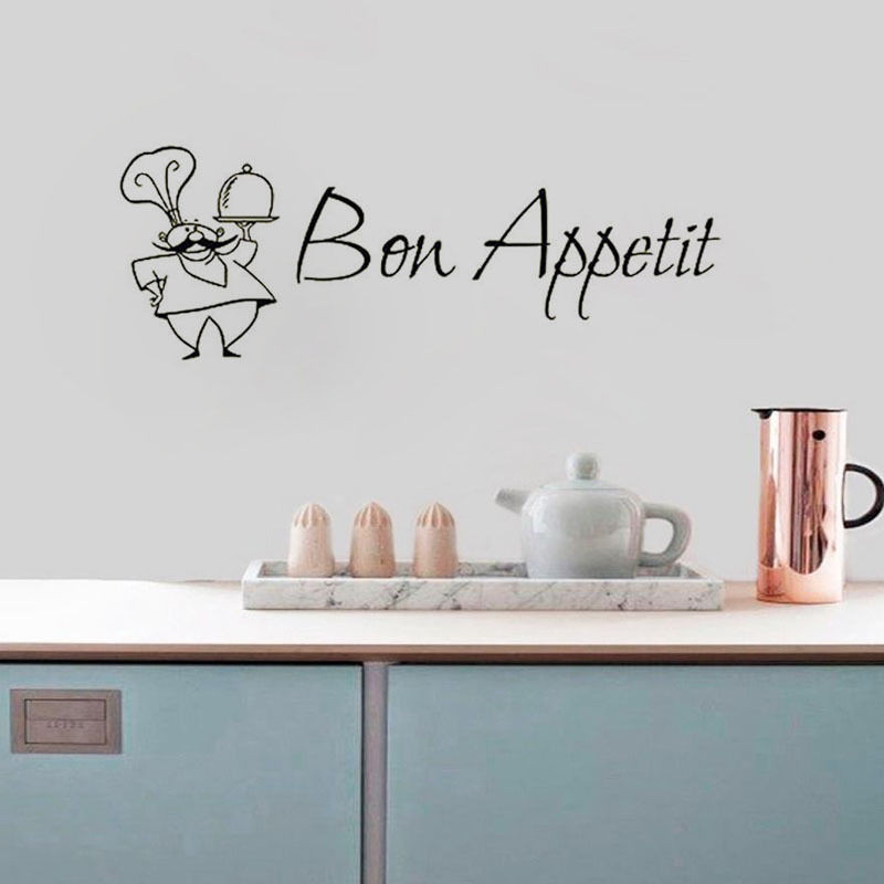 Best ideas about Bon Appetit Kitchen Decor
. Save or Pin Bon Appetit Wall Sticker French A Chef Quote Wall Decals Now.