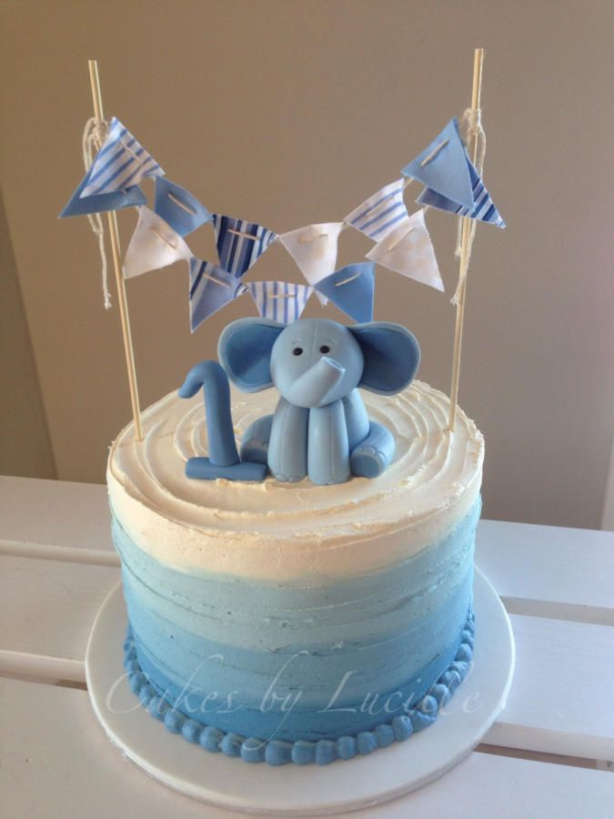 Best ideas about Boy First Birthday Cake
. Save or Pin Baby Elephant 1st birthday Now.