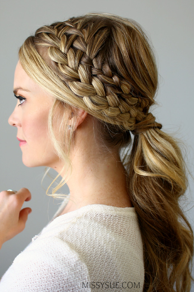 Best ideas about Braids And Ponytail Hairstyles
. Save or Pin Double Braided Ponytail Now.