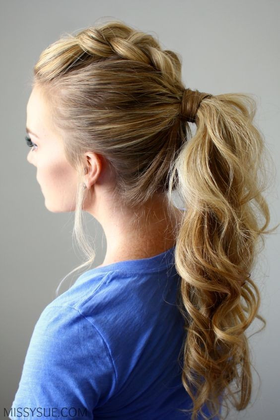 Best ideas about Braids And Ponytail Hairstyles
. Save or Pin 10 Easy Ponytail Hairstyles 2019 Now.