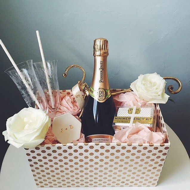 Best ideas about Bridesmaid Gift Basket Ideas
. Save or Pin We envy the bride and groom to be who received this Now.