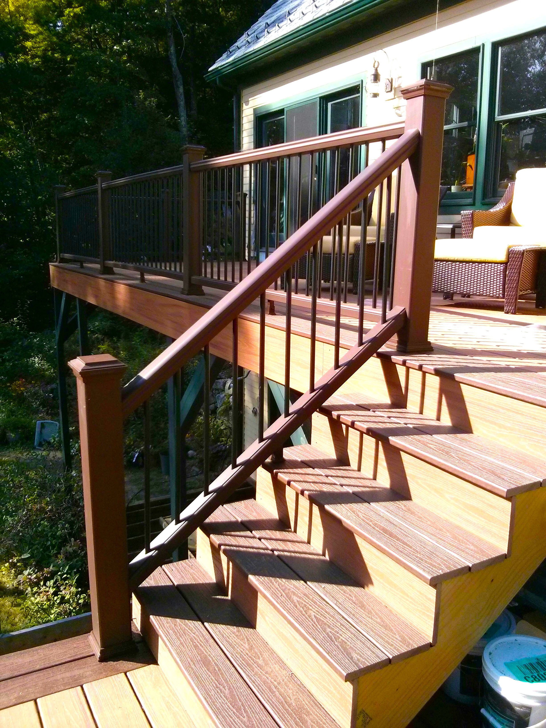 Best ideas about Building Deck Stairs
. Save or Pin How to build a deck stair railing Now.