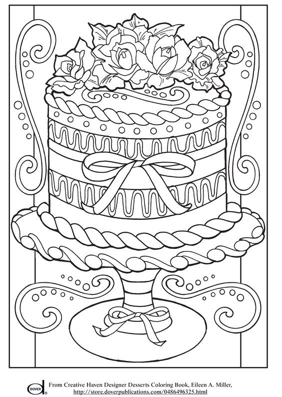 Best ideas about Cake Coloring Pages For Adults
. Save or Pin Free Printable Adult Coloring Pages Wedding Cake Now.