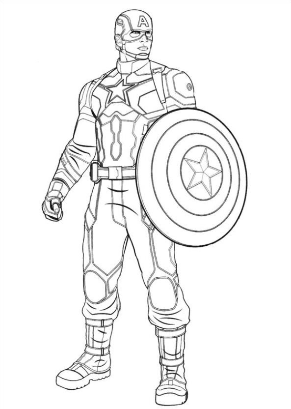 Best ideas about Captain America Coloring Sheets For Boys
. Save or Pin Kids n fun Now.