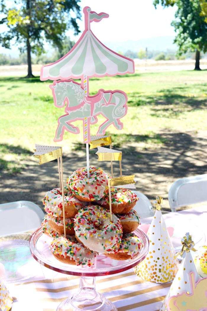 Best ideas about Carousel Birthday Party
. Save or Pin Kara s Party Ideas Carousel 1st Birthday Party Now.