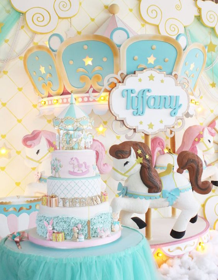 Best ideas about Carousel Birthday Party
. Save or Pin Kara s Party Ideas Carousel Birthday Party Now.