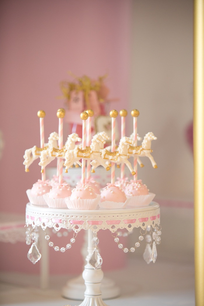 Best ideas about Carousel Birthday Party
. Save or Pin Kara s Party Ideas Pink Carousel Birthday Party Now.