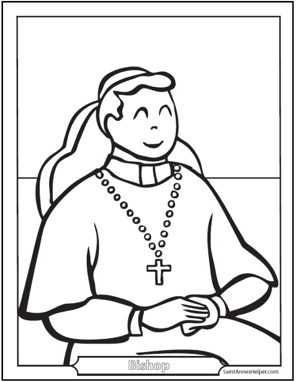 Best ideas about Catholic Christmas Coloring Pages For Kids
. Save or Pin 150 Catholic Coloring Pages Sacraments Rosary Saints Now.