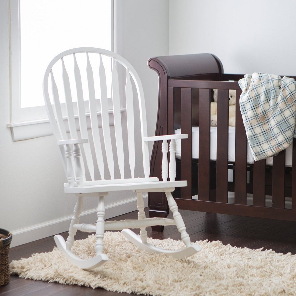 Best ideas about Chair For Baby Room
. Save or Pin Beautiful and fortable White Rocking Chair Now.