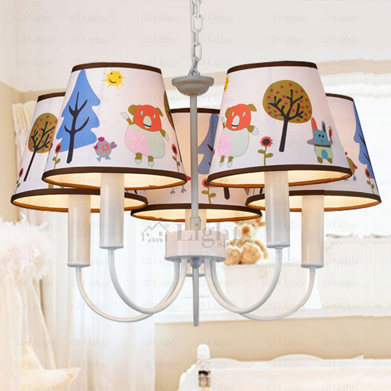 Best ideas about Chandeliers For Kids Room
. Save or Pin Modern 5 Light Fabric Shade Chandelier For Kids Room Now.